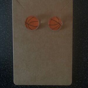 NEW - Sports/basketball earrings!